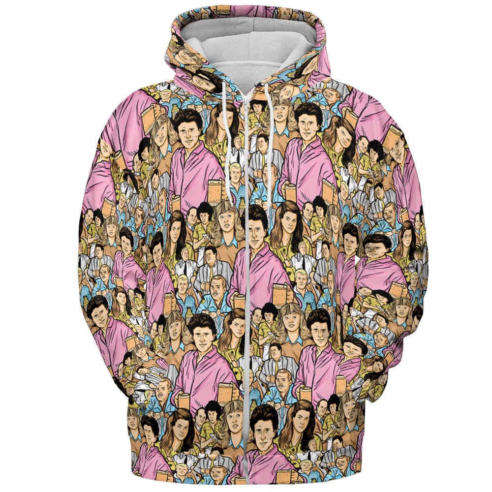 All-over Print Hoodie - C4JPNNK5 - Zip Hoodie - 3