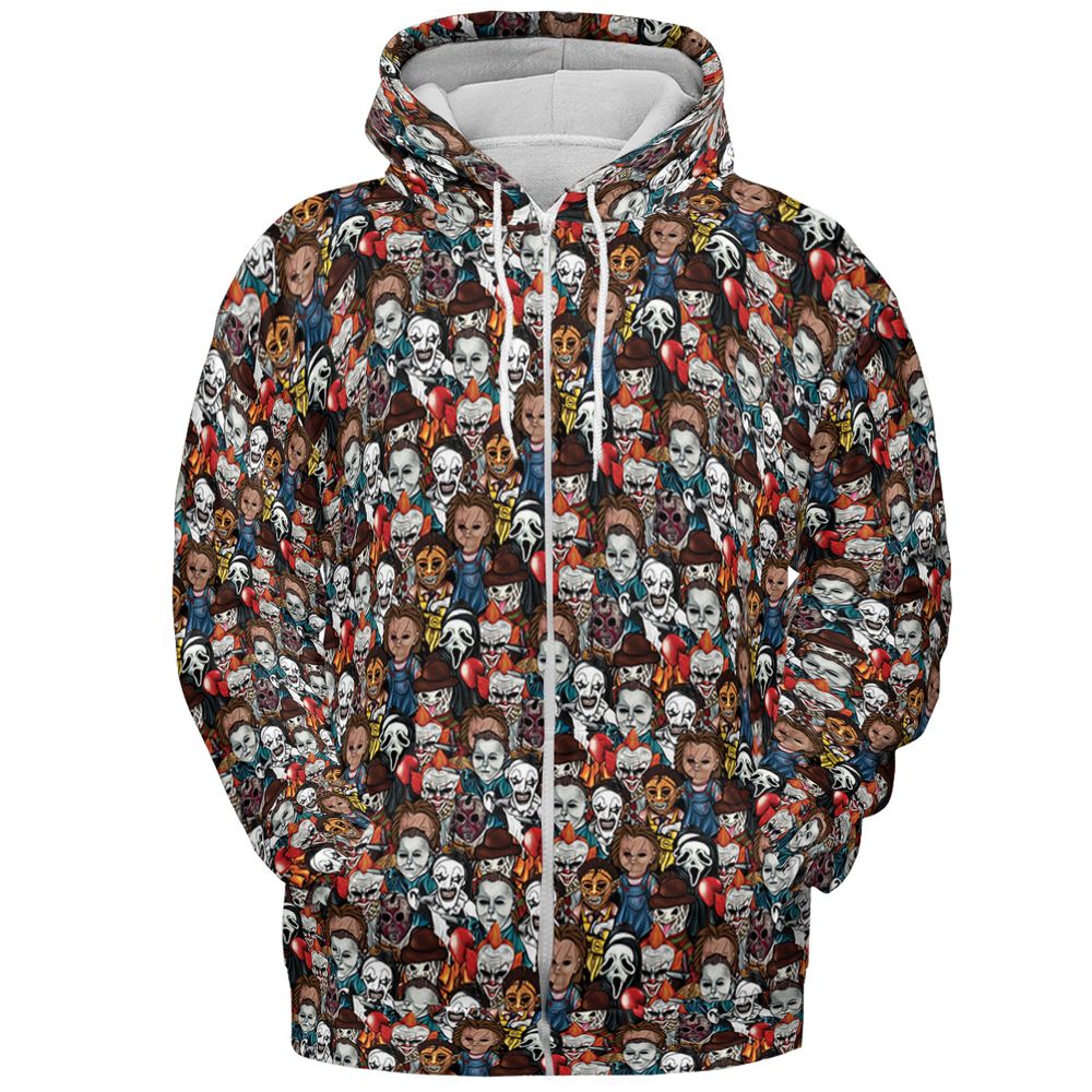 Killer ghost - Zip Hoodie - 3