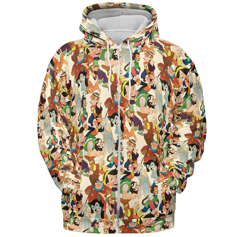 Pinocchio - Zip Hoodie - 3