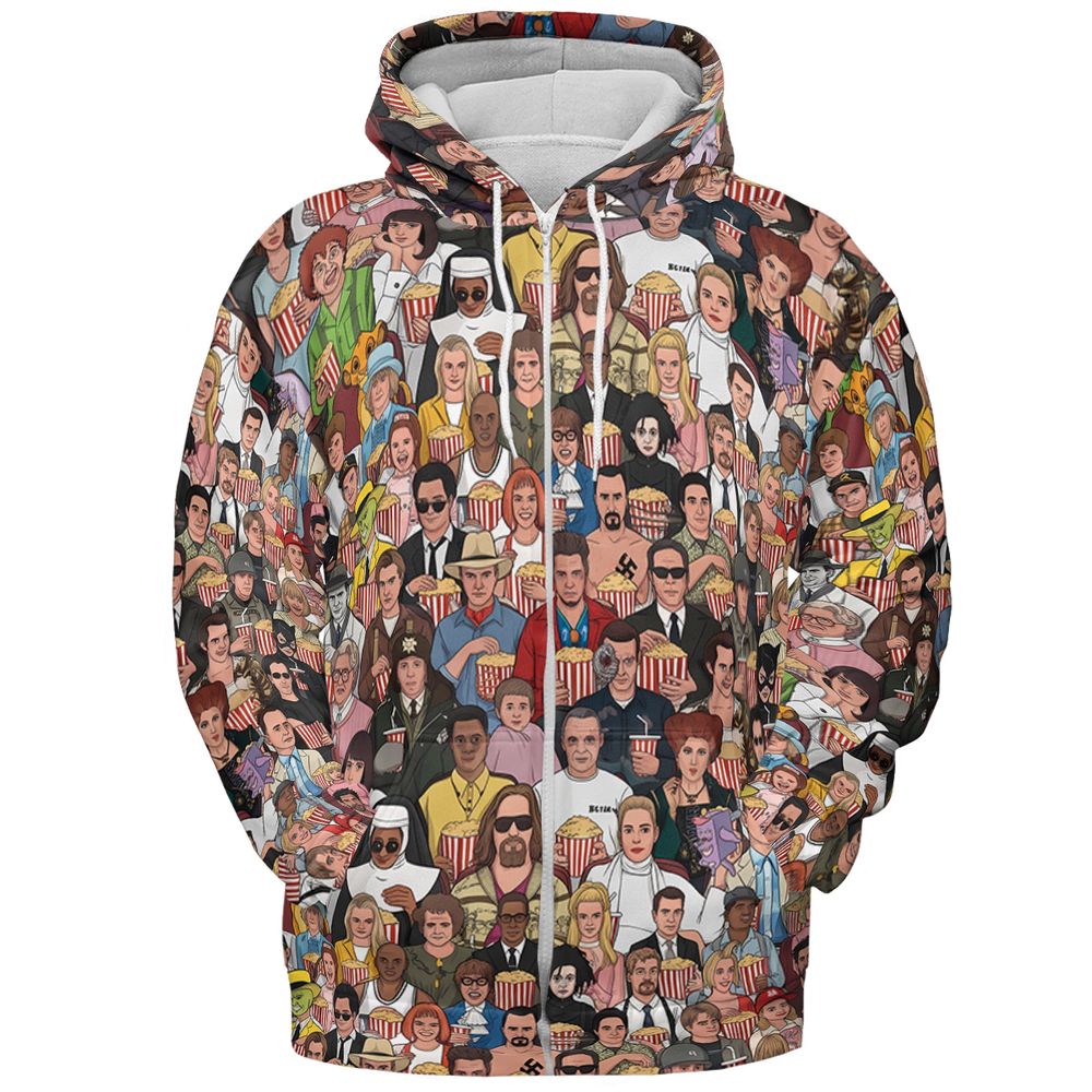 90s Movies - Zip Hoodie - 3