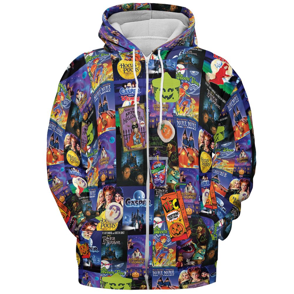 All-over Print Hoodie - QSQVTWWD - Zip Hoodie - 3
