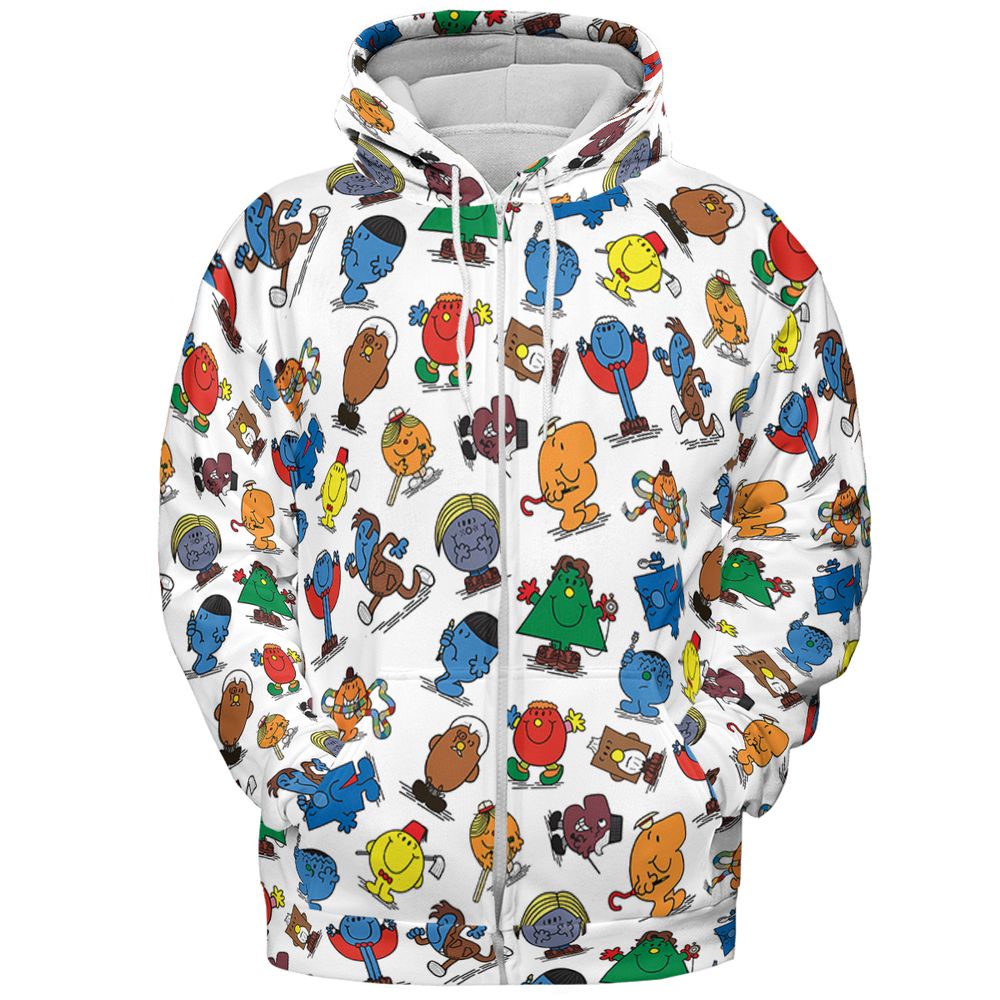 Mr Men Who - Zip Hoodie - 3