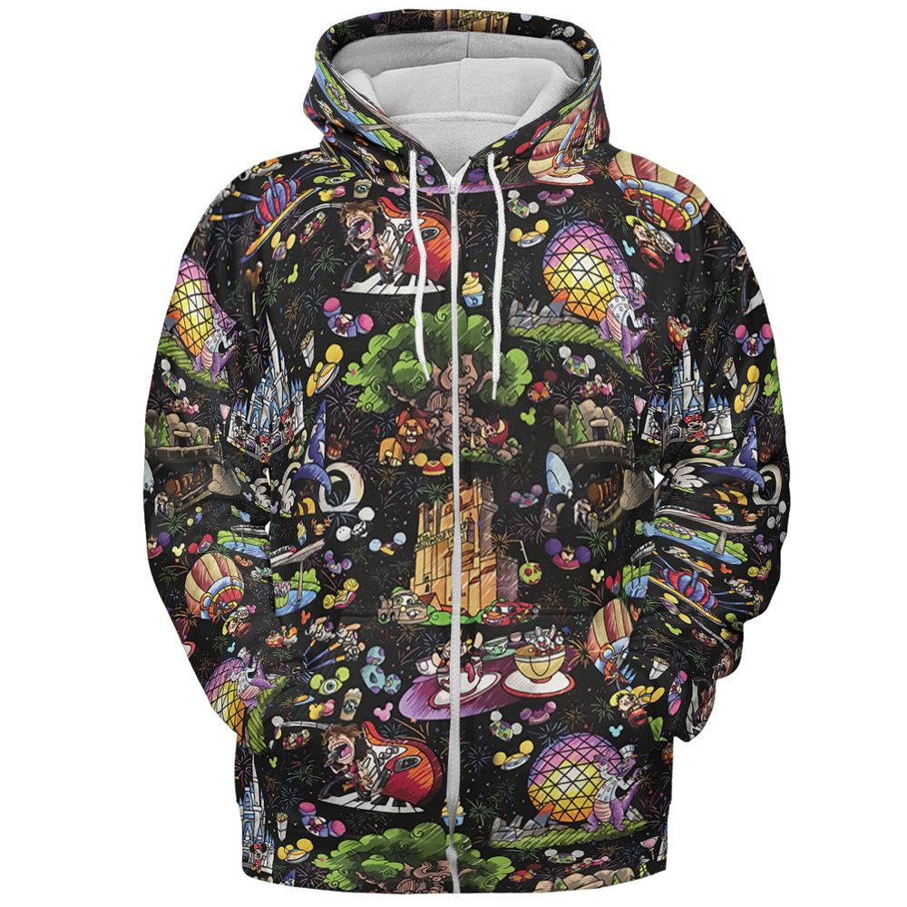 Fantasy Park - Zip Hoodie - 3