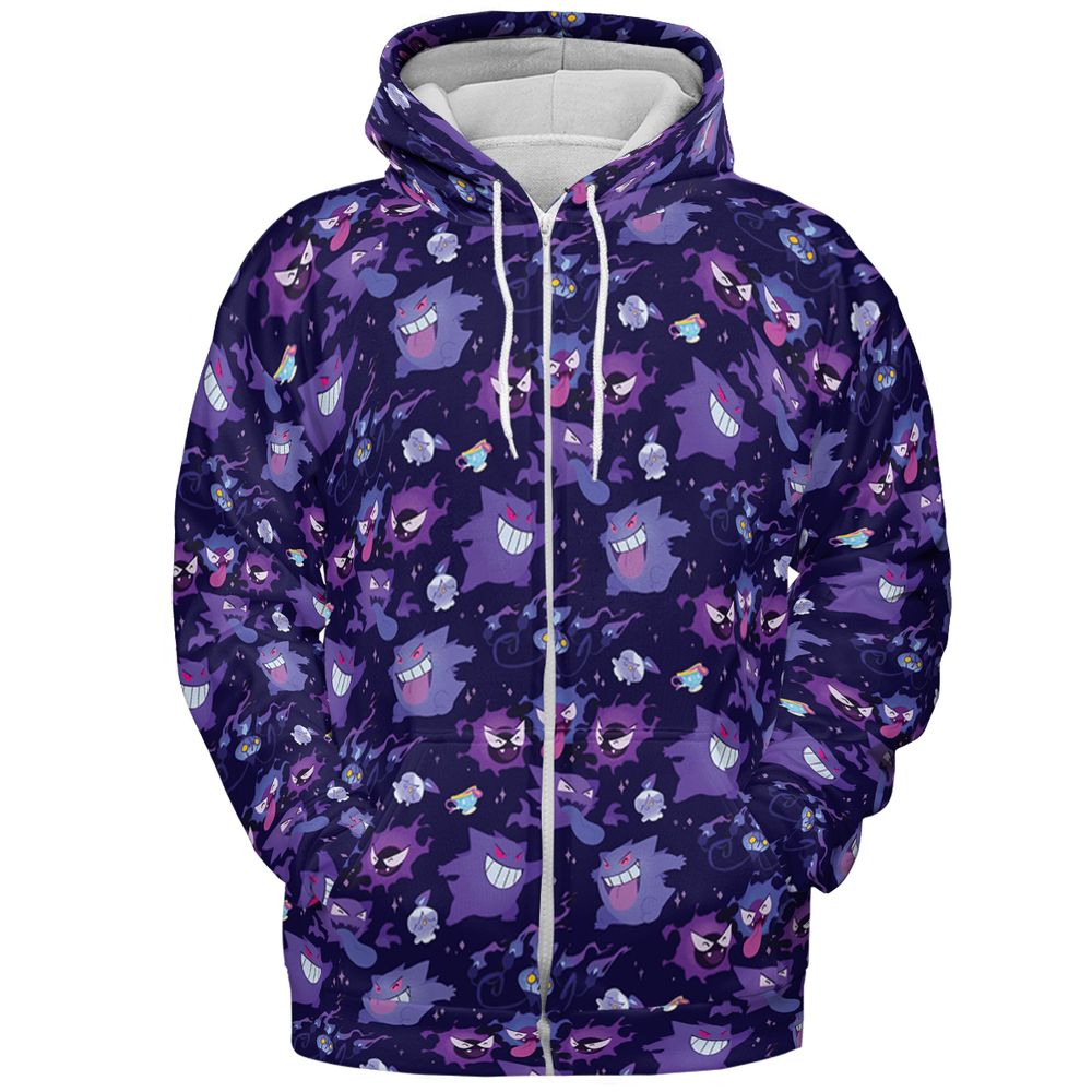 All-over Print Hoodie - JZAAFUSZ - Zip Hoodie - 3