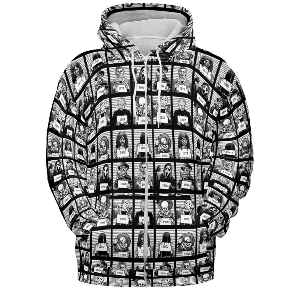 Horror Themed - Zip Hoodie - 3