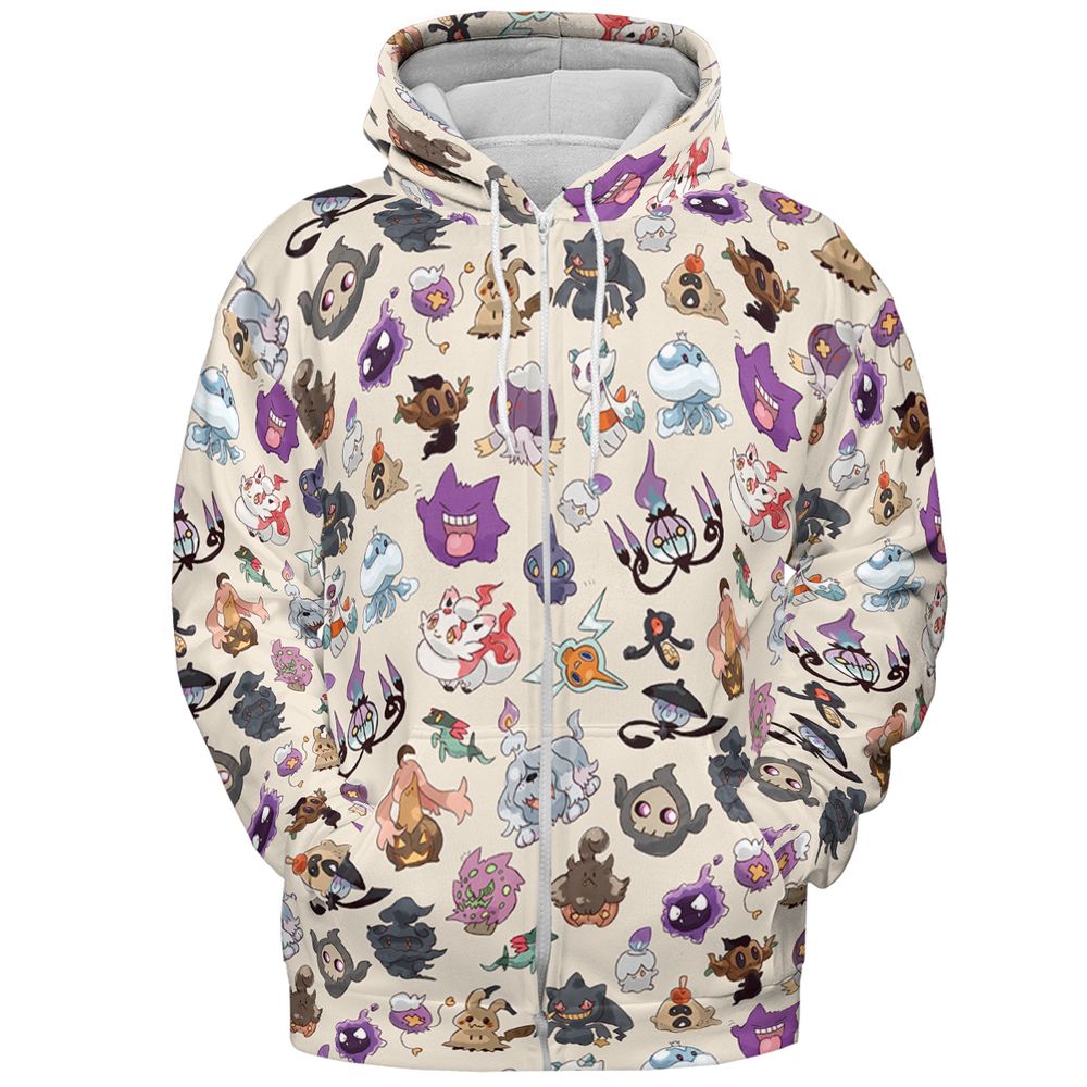 All-over Print Hoodie - MXKPYTNT - Zip Hoodie - 3