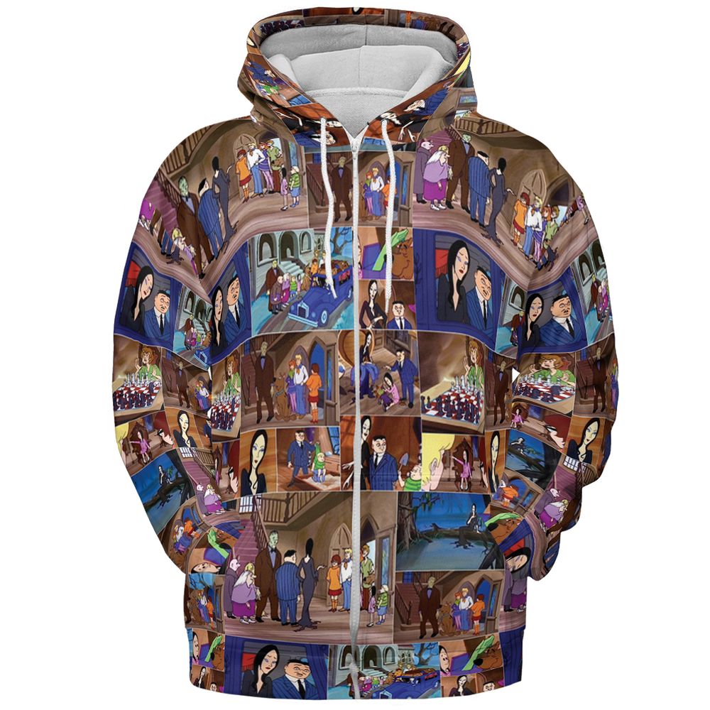 All-over Print Hoodie - 4RM2EDU6 - Zip Hoodie - 3