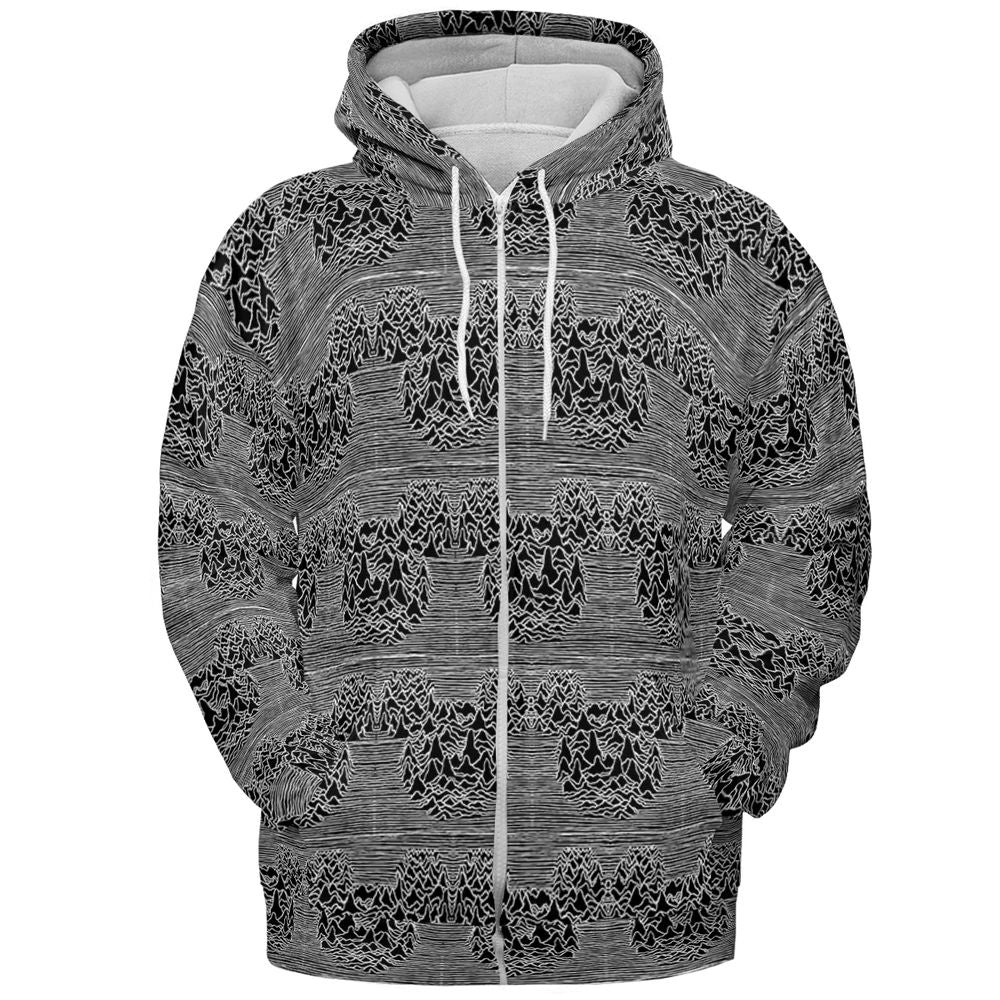Familiar Waves - Zip Hoodie - 3