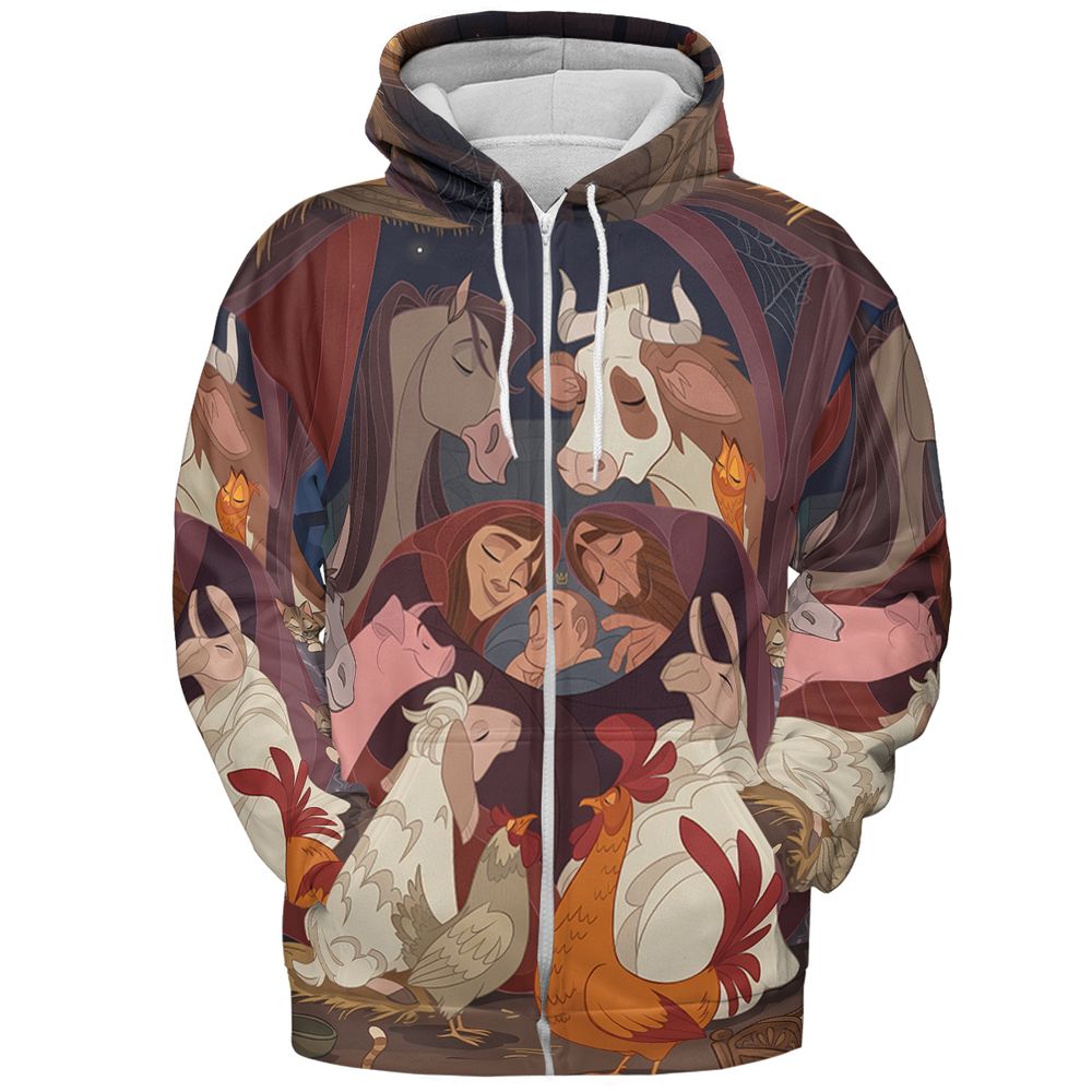 Nativity scene - Zip Hoodie - 3