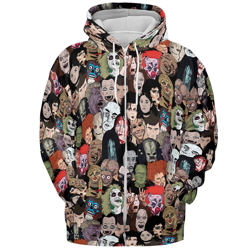 All-over Print Hoodie - ALSLYBZ2 - Zip Hoodie - 3