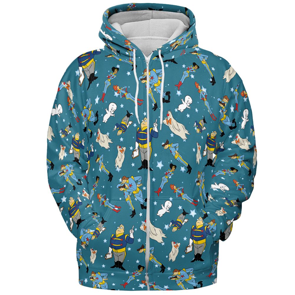 All-over Print Hoodie - A462J3RA - Zip Hoodie - 3