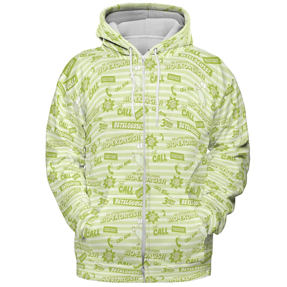 All-over Print Hoodie - E8LD8V7Y - Zip Hoodie - 3