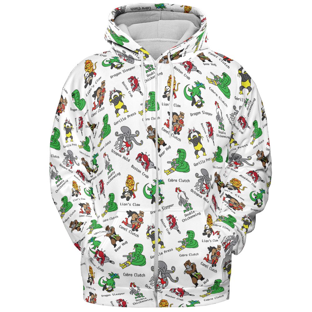 All-over Print Hoodie - NFUMU8AE -  - 3