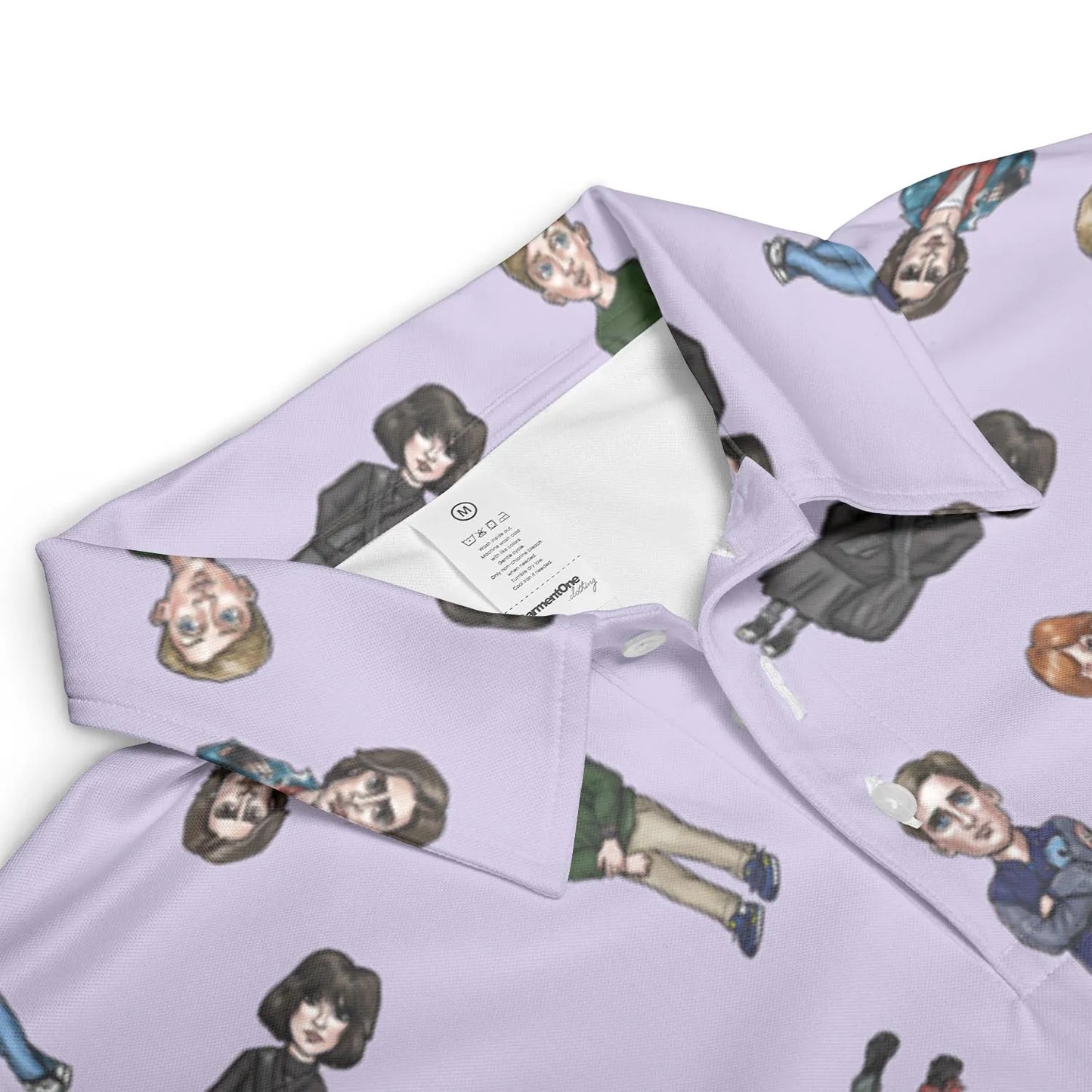AOP Men/Women Polo Shirt - QZZCARA3