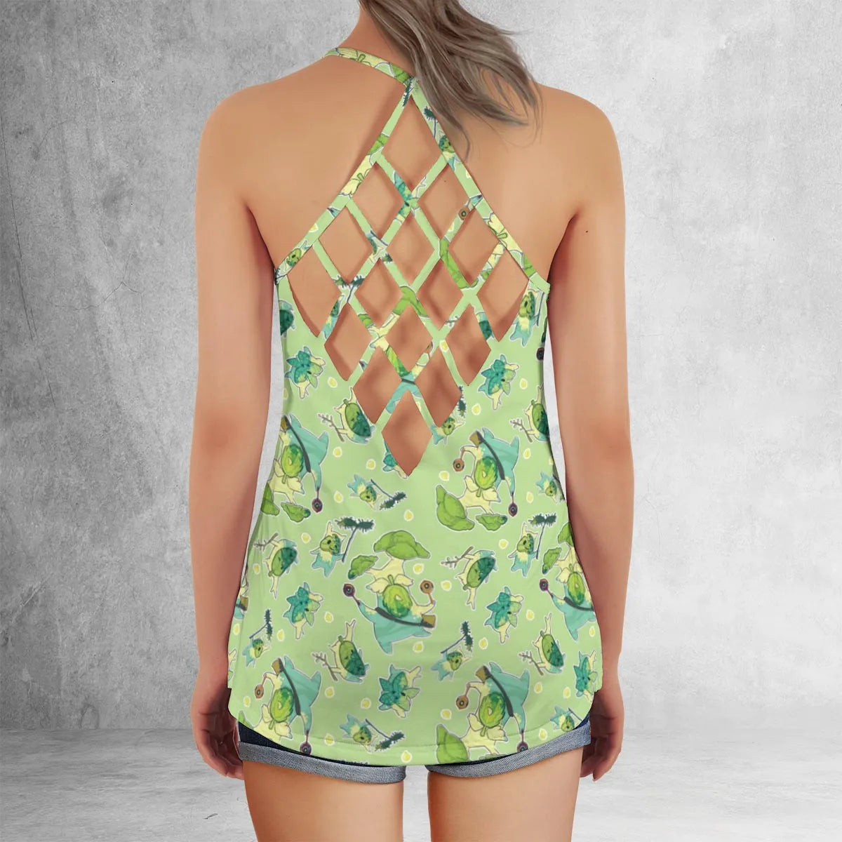 Criss Cross Tank Top - 9QBMJY68