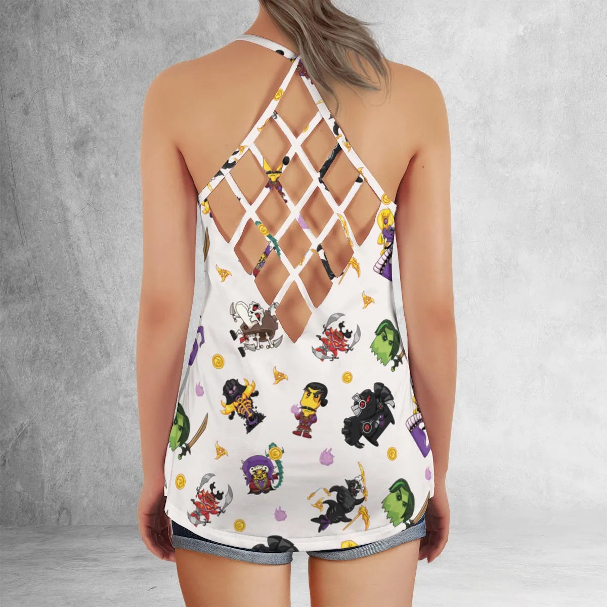 Criss Cross Tank Top - 1QXAYHX6