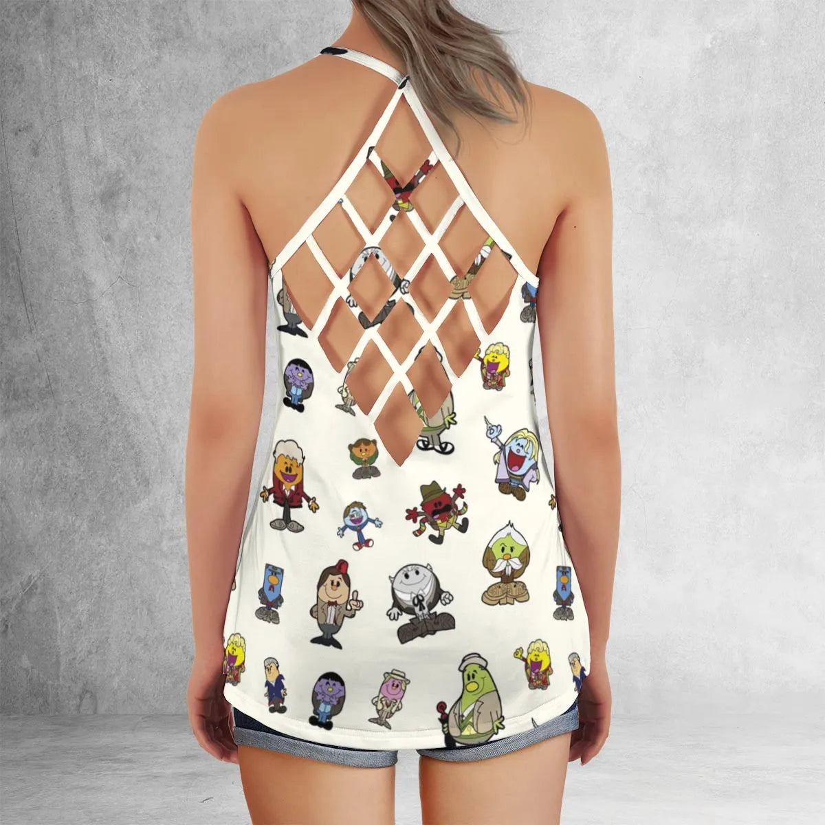 Criss Cross Tank Top - FTUE2C25