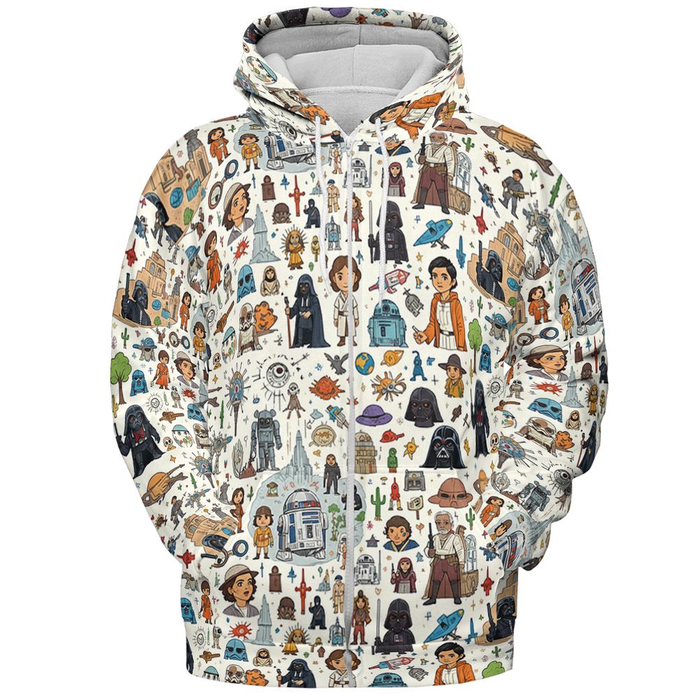All-over Print Hoodie - Y23AKUB1 -  - 3