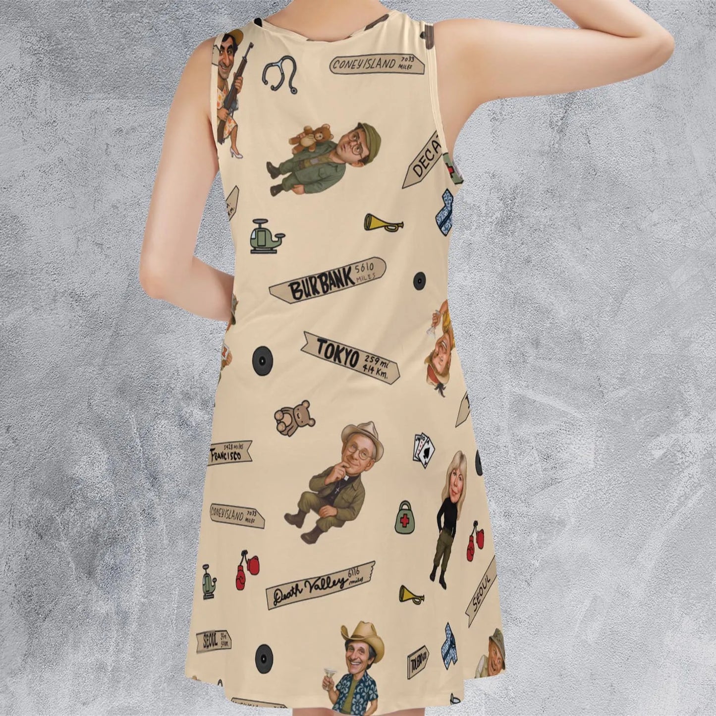 Sleeveless Dress - WREHJBLF