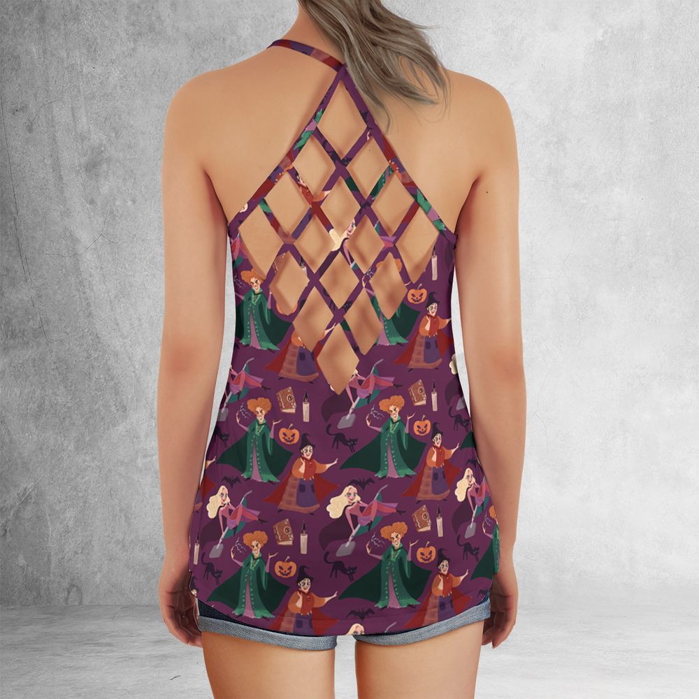 Criss Cross Tank Top - B7HN4BUC -  - 3