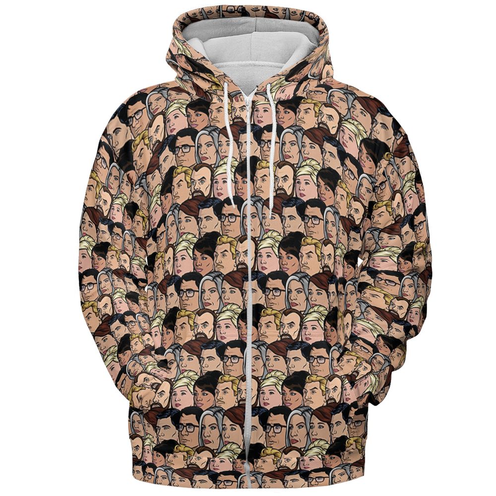 All-over Print Hoodie - Q2N31513 -  - 3
