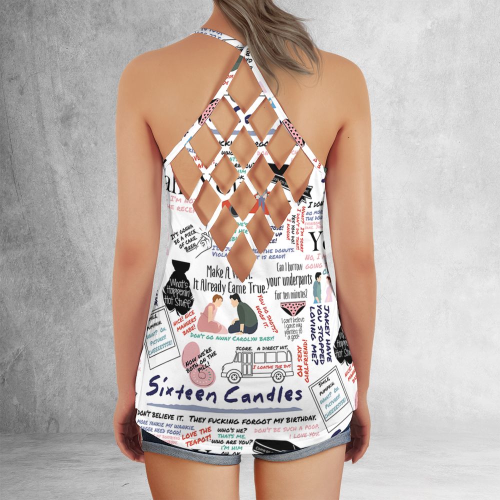 Criss Cross Tank Top - BRQ317B7 -  - 3