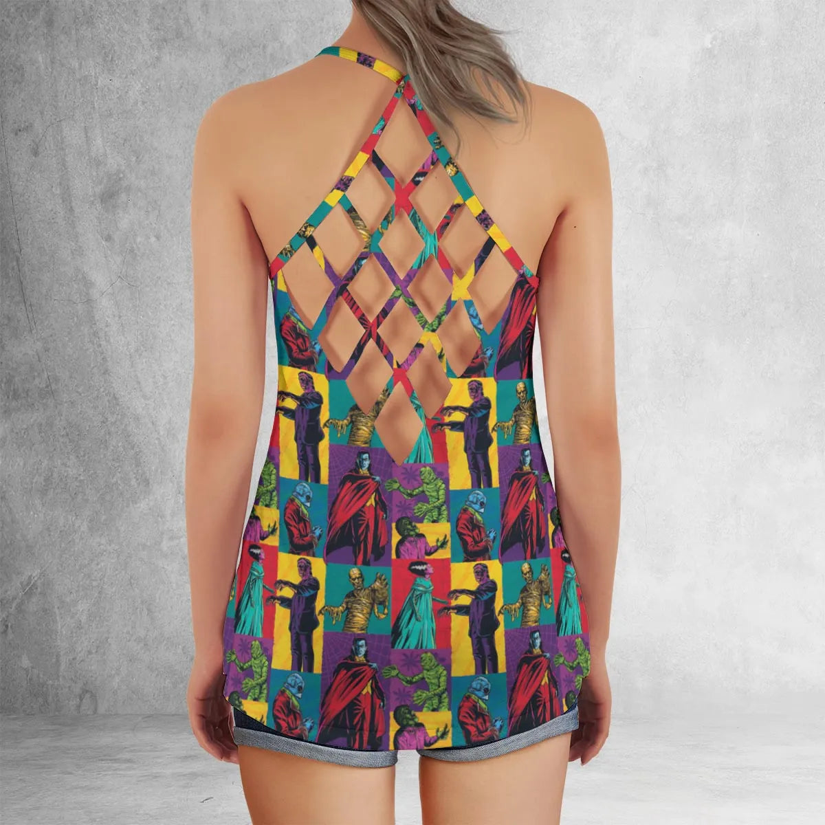Criss Cross Tank Top - U2UCHBXT