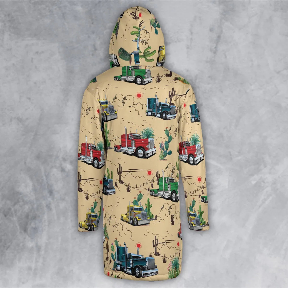 Hooded Cloak Coat - 1QAMKE86