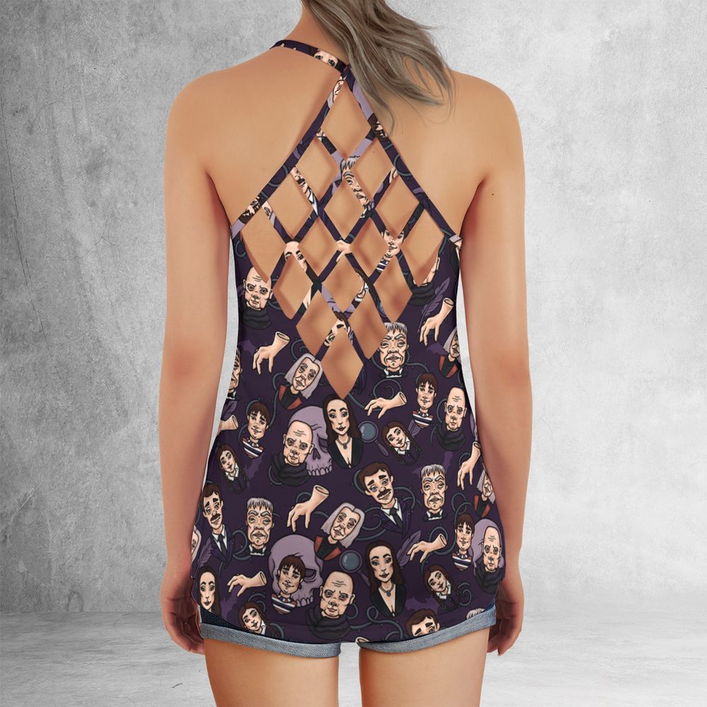 Criss Cross Tank Top - 8VETN65U -  - 3
