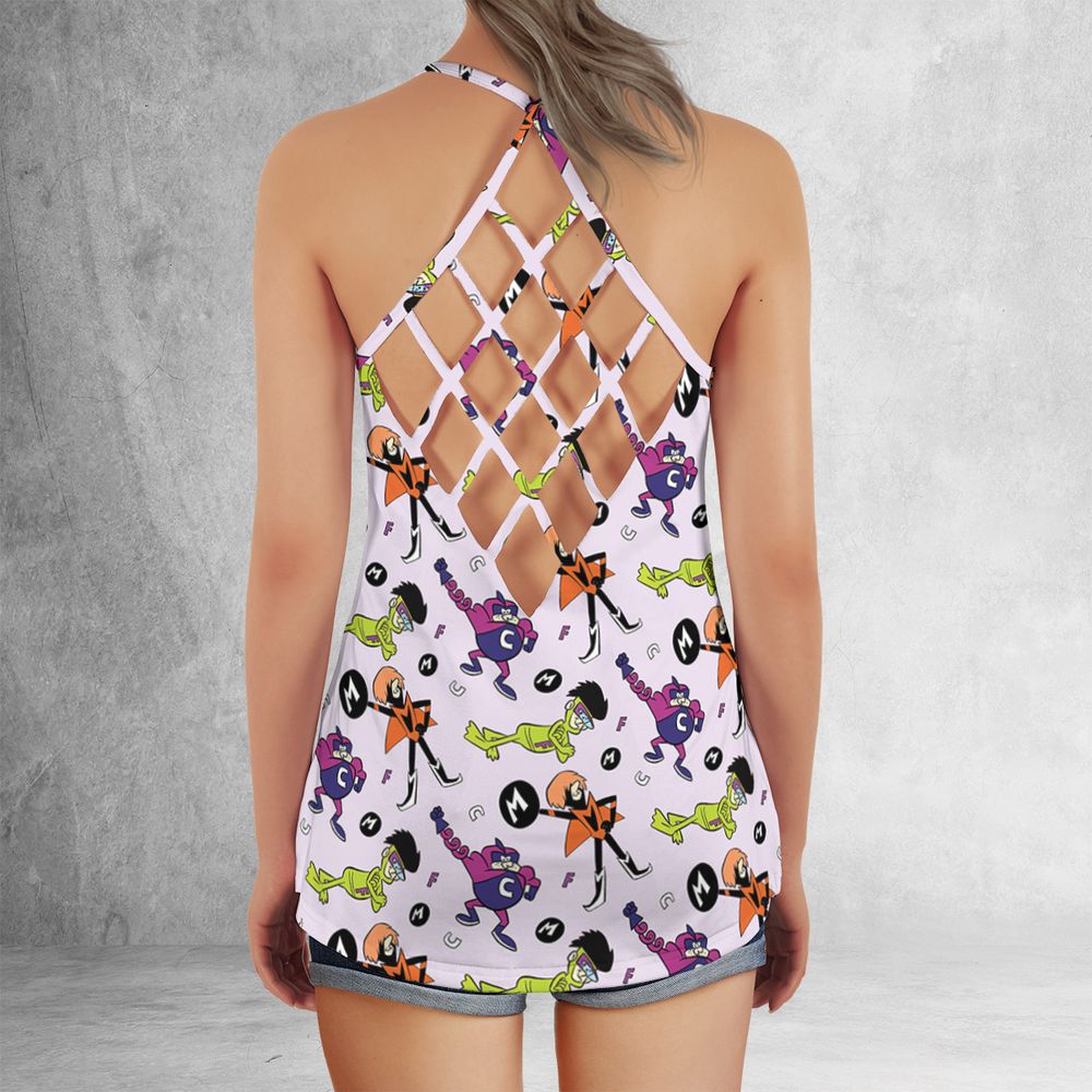 Criss Cross Tank Top - HKGJJSWW -  - 3