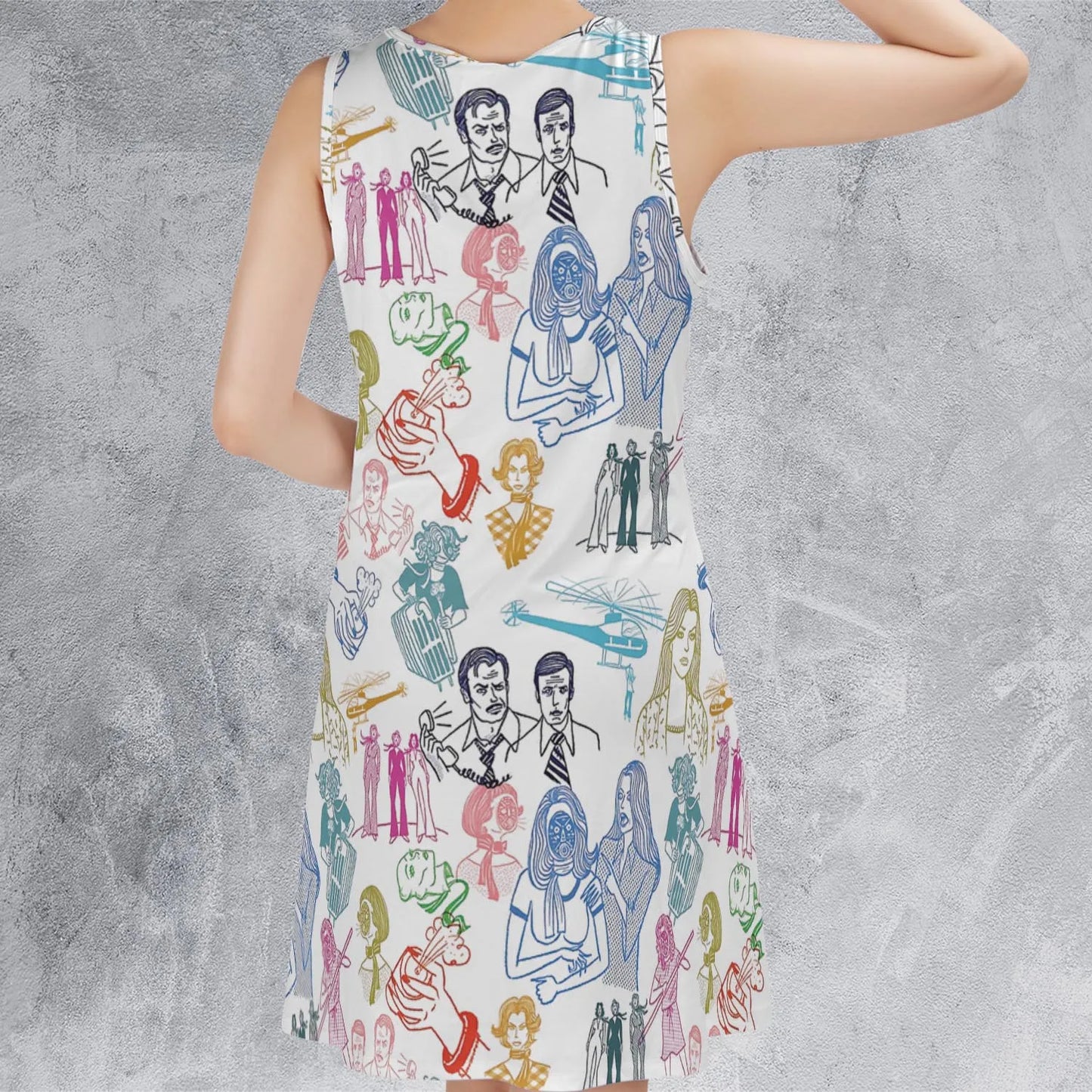 Sleeveless Dress - TDPYJNLM