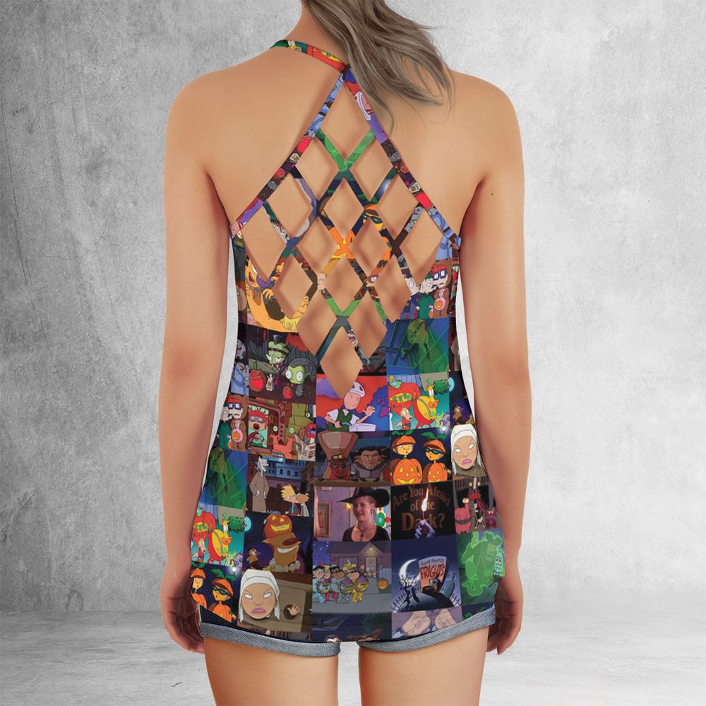Criss Cross Tank Top - X97HRDPB -  - 3