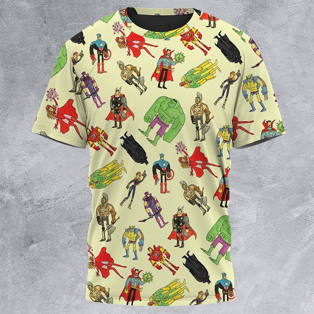All-Over Print Unisex T-Shirt - XHPQ167F -  - 3