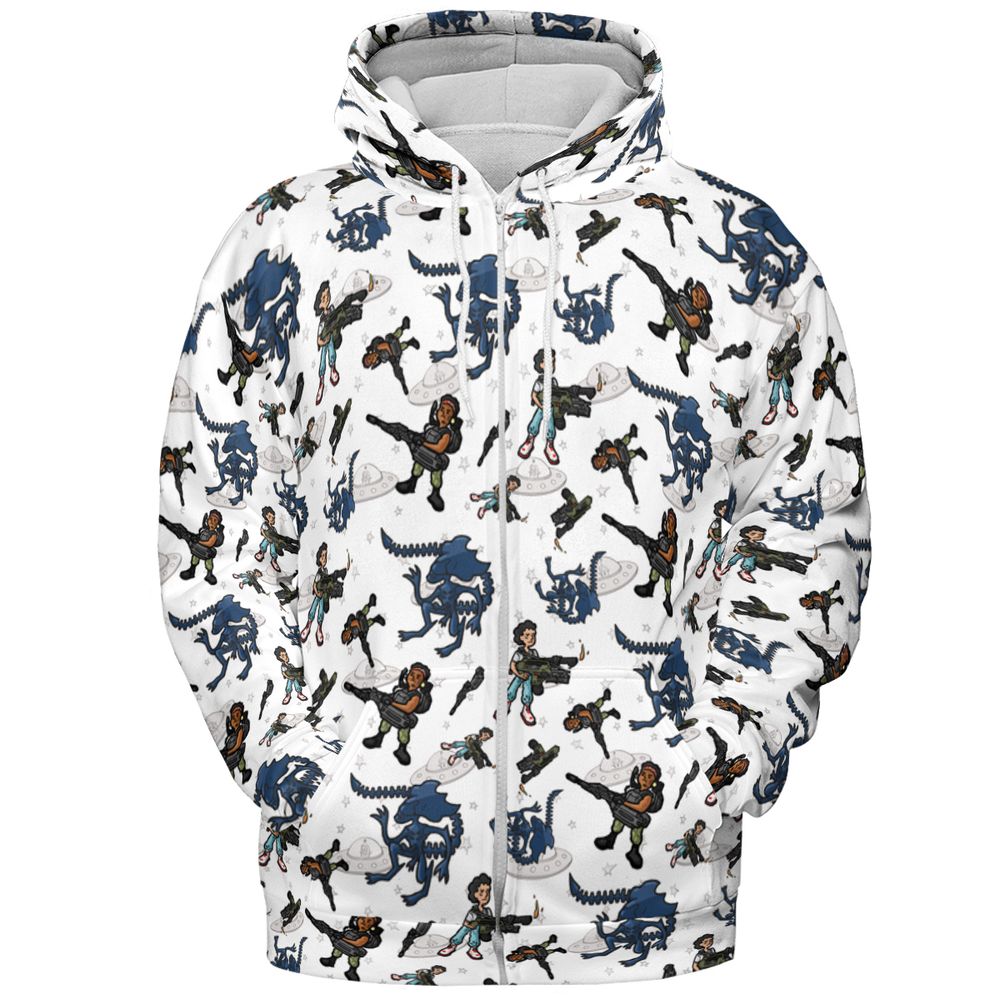 All-over Print Hoodie - P9Q5QFZM -  - 3