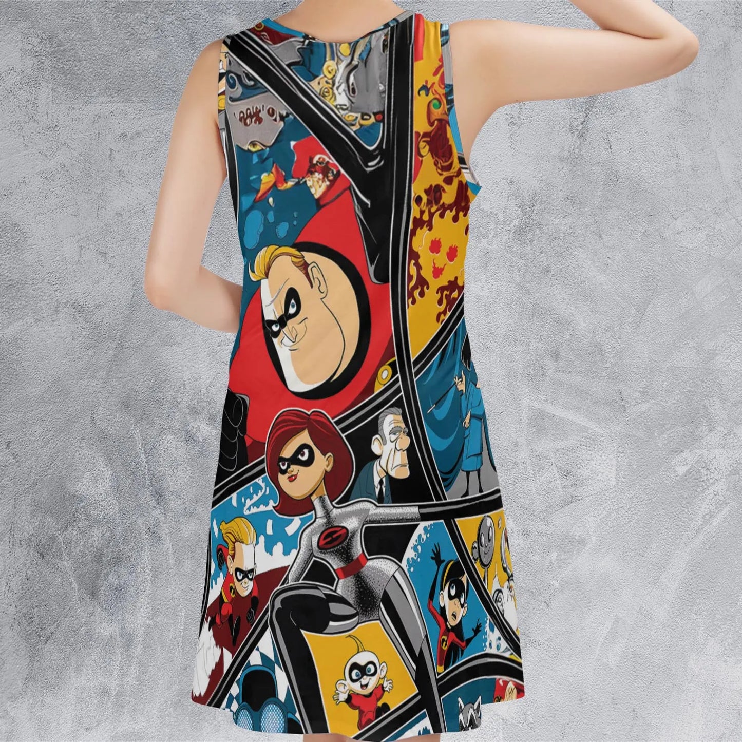 Sleeveless Dress - HMZ3312Q