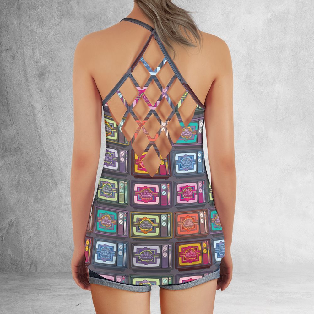 Criss Cross Tank Top - QLZE7WAZ -  - 3