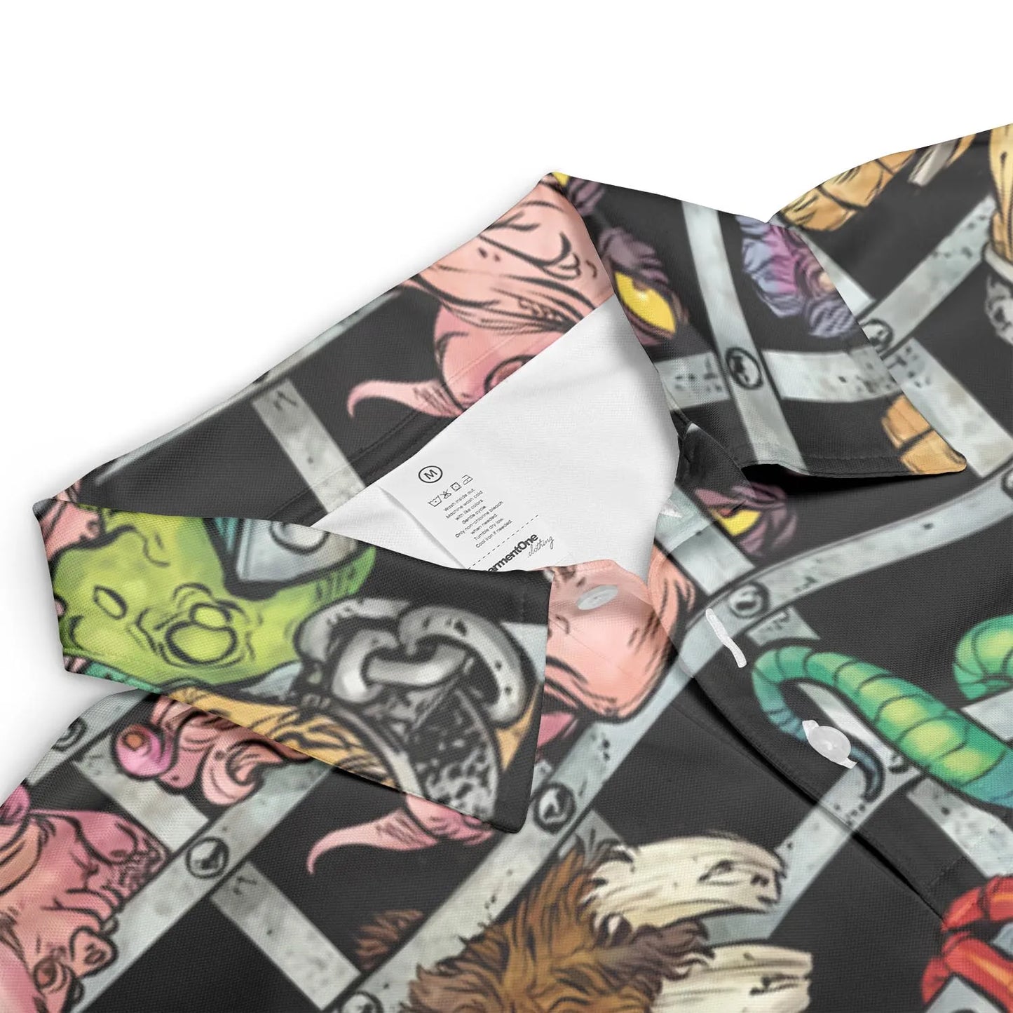 AOP Men/Women Polo Shirt - QNAGNV8D