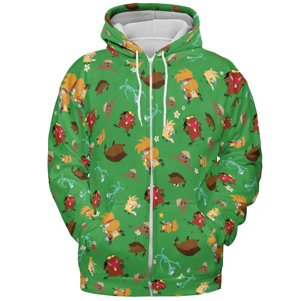 All-over Print Hoodie - 7MB9GR8H -  - 3