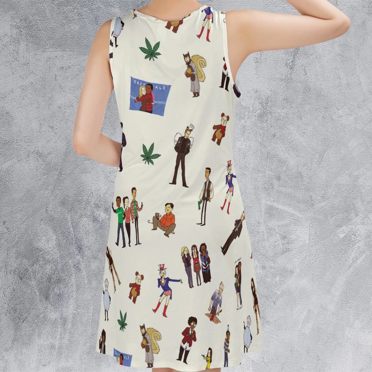 Sleeveless Dress - XAHVWTQM