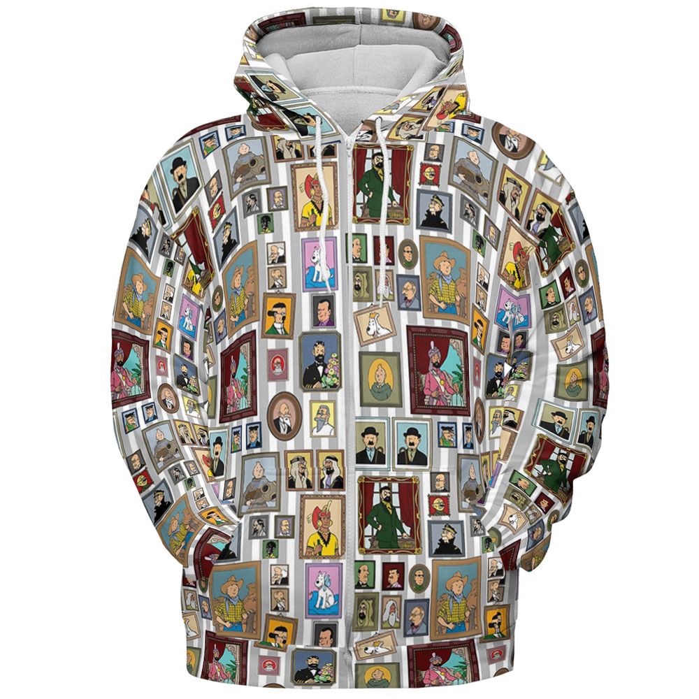 All-over Print Hoodie - ESKWBG7P -  - 3