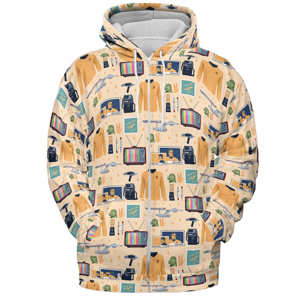 All-over Print Hoodie - STKZRTTA -  - 3