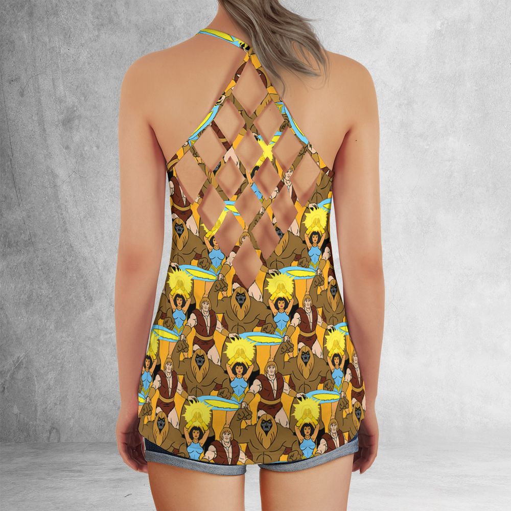 Criss Cross Tank Top - YQXZMY5F -  - 3