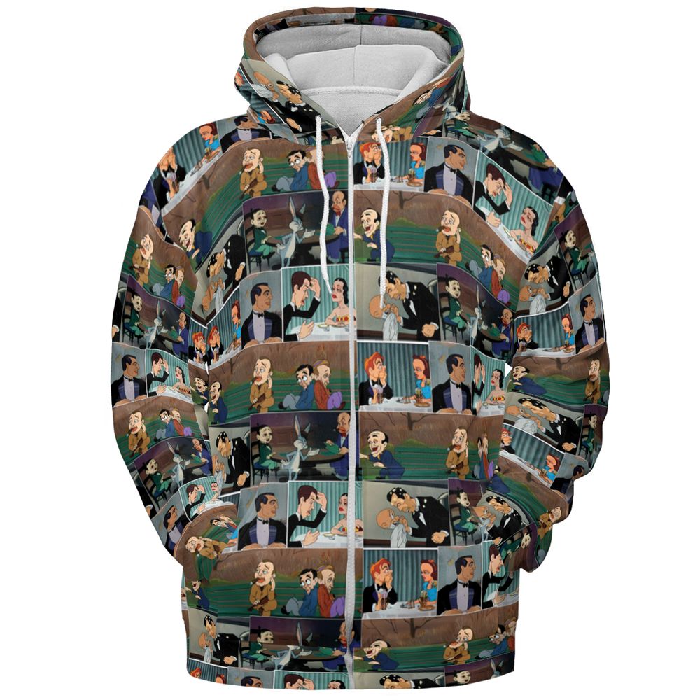 All-over Print Hoodie - JT6W46PW -  - 3