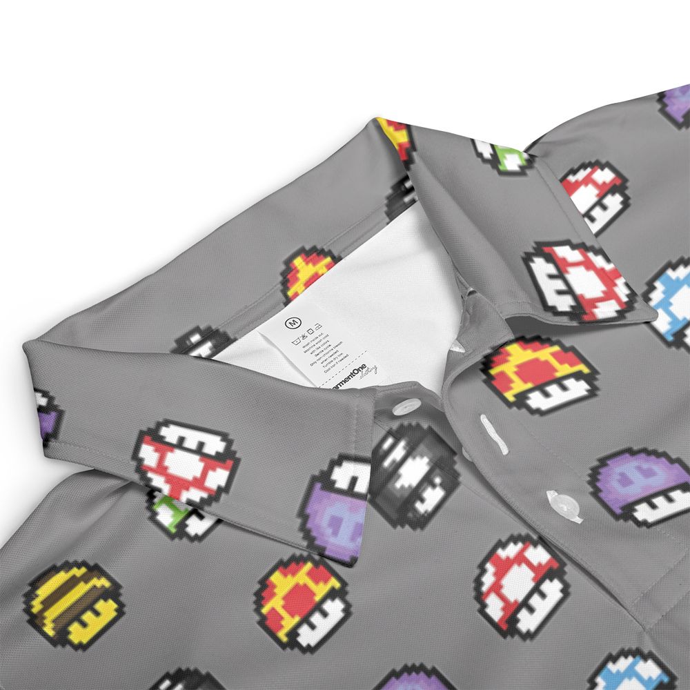 Retro Pixels Mushroom Pattern -  - 3