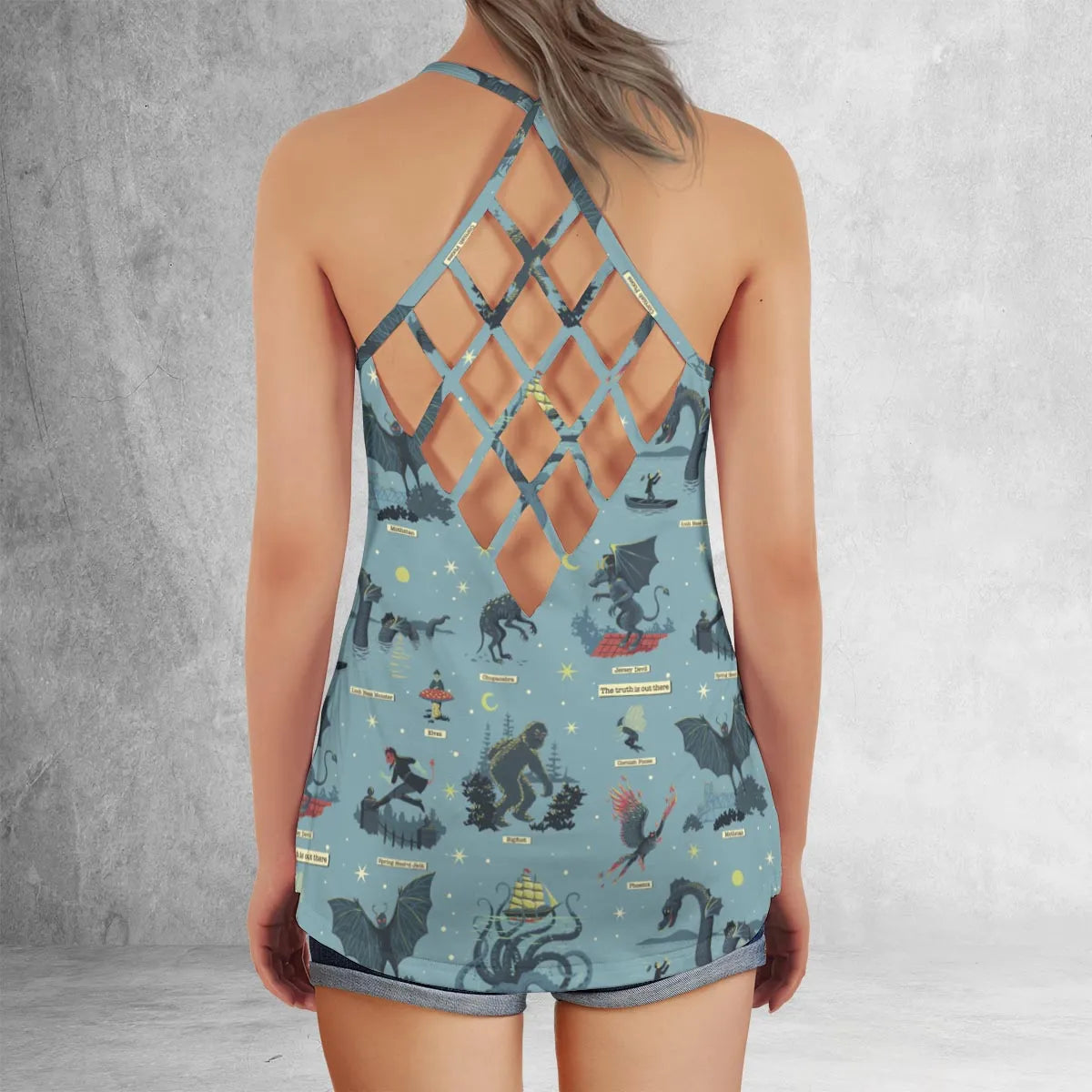 Criss Cross Tank Top - 3RYVBE19