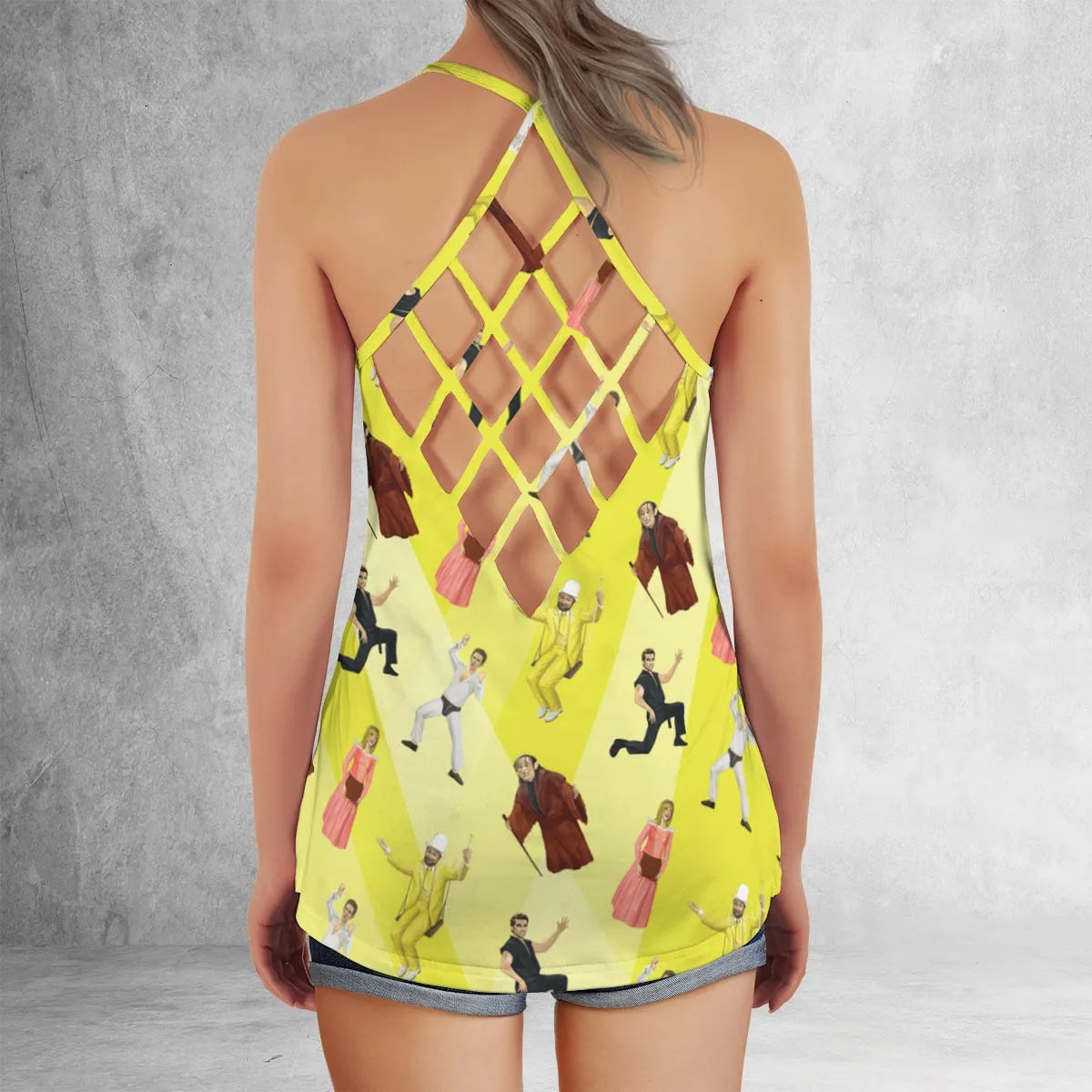 Criss Cross Tank Top - RYL36UYV