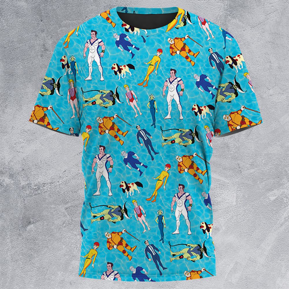 All-Over Print Unisex T-Shirt - EHRV788R -  - 3