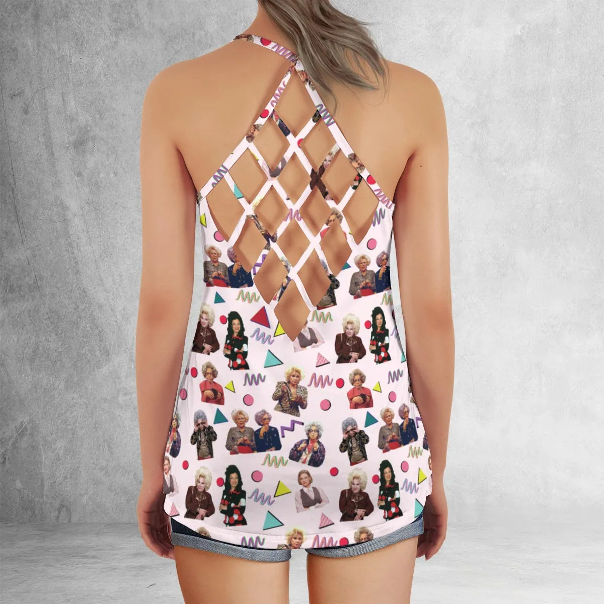 Criss Cross Tank Top - 7KVL2XGX