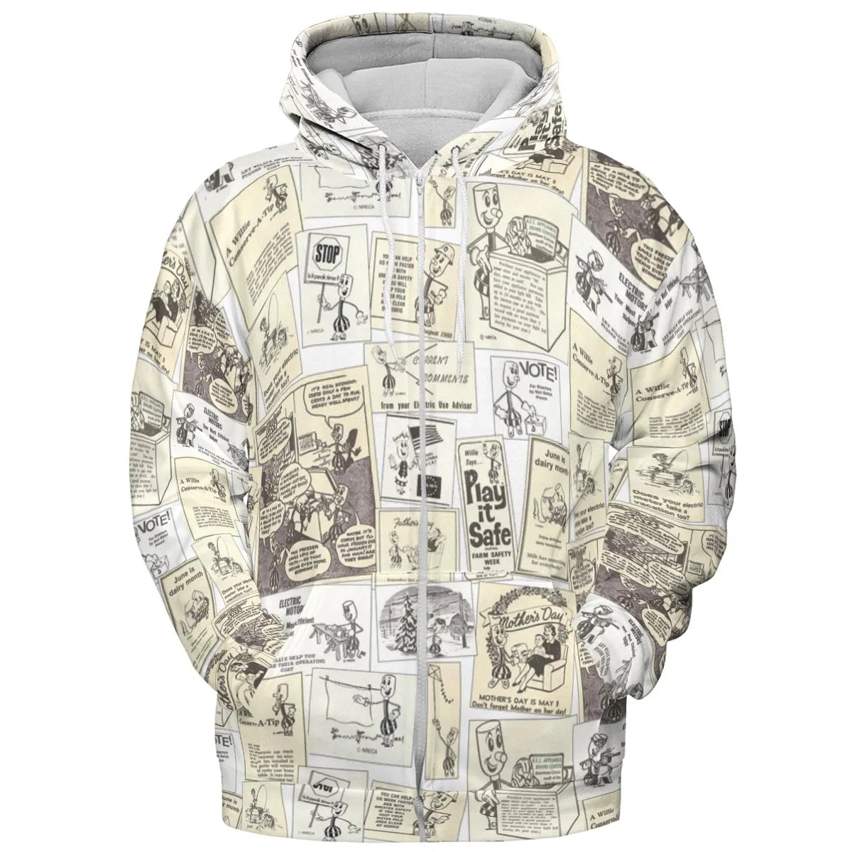 All-over Print Hoodie - T3DRWQBL