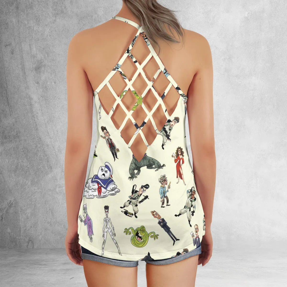 Criss Cross Tank Top - REKRBYVJ